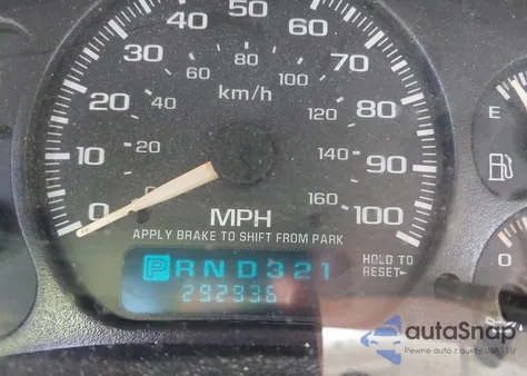 2002 Chevrolet Suburban 1500 Lt из США, поврежденный, VIN 1GNEC16Z52J330522